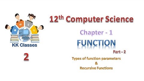 12th CS - Chapter 1 - Function - Part 2