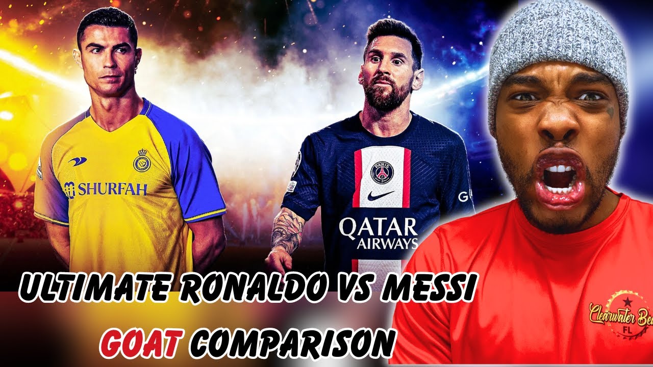 The ULTIMATE Messi vs Ronaldo GOAT Comparison ( Schuyler Reacts) - YouTube