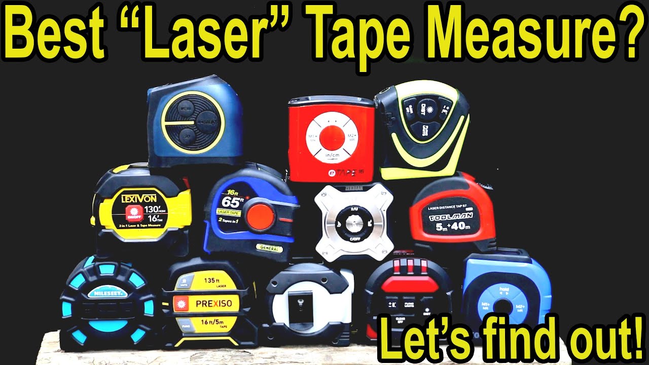 PREXISO 2 IN 1 Laser Tape Measuring Retractable Distance Meter 40M Digital  Laser & 5M Tape Measure Range Finder Lazer Metreler