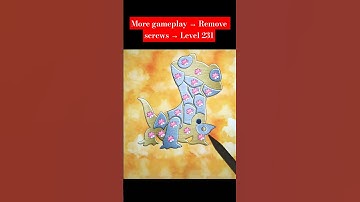 More gameplay → Remove screws → Level 231 #shorts #youtubeshorts
