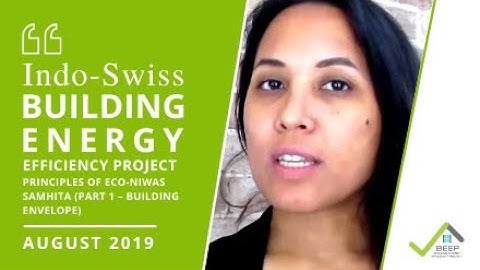 Principles of Eco-Niwas Samhita (Part 1 – Building Envelope)