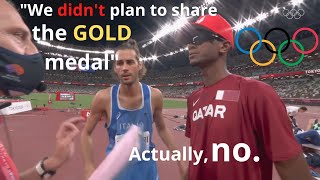 WHY they decided to share the Olympic GOLD medal? | High Jump Olympics 2021