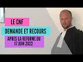 Le cnf  la rforme du 17 juin 2022