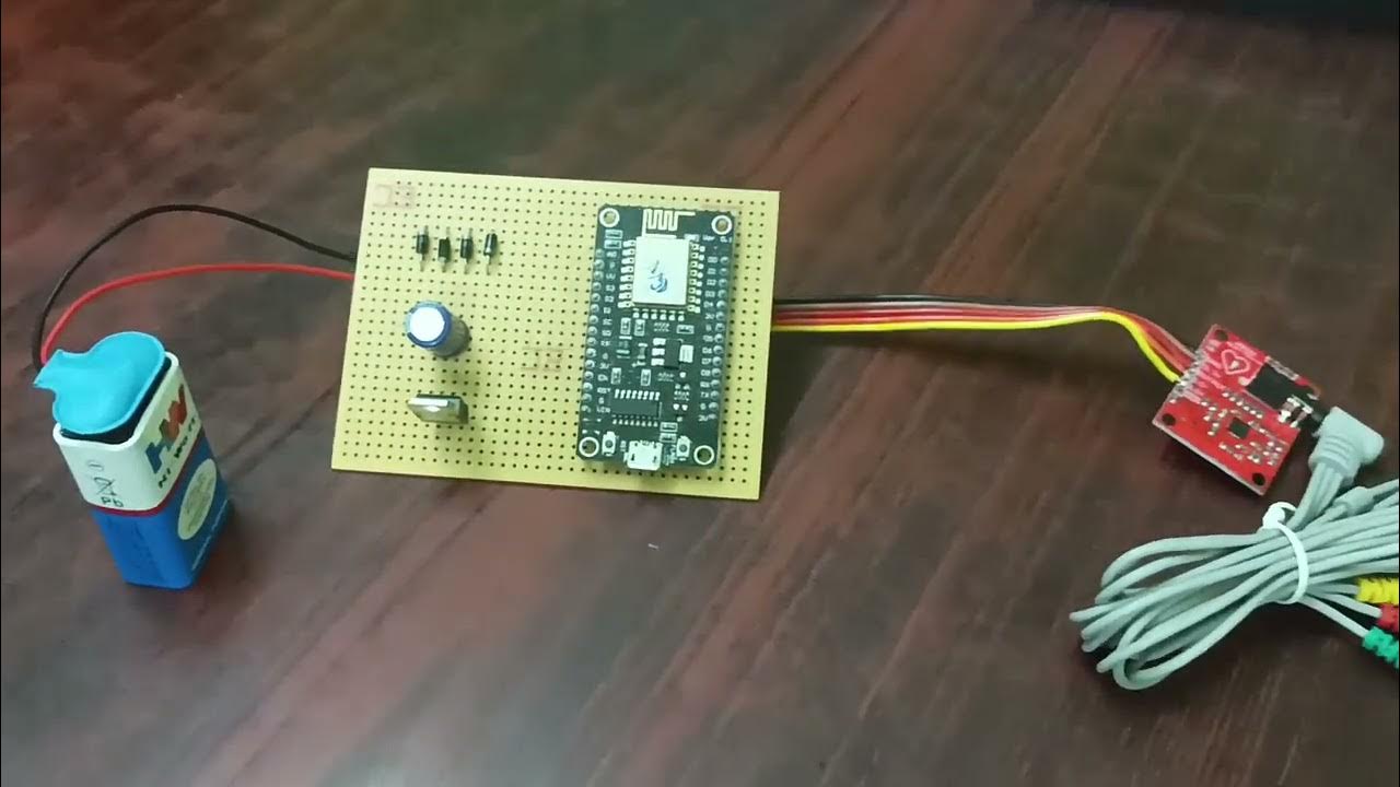 IOT Based ECG Monitoring with AD8232 ECG Sensor with ESP8266 and ...