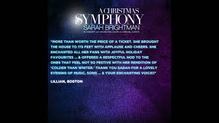 @sarahbrightman 'A Christmas Symphony' Continues to Enchant Fans and Critics Throughout the U.S.!