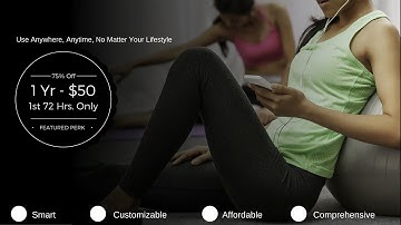 Customizable Weight Loss Fitness App Video
