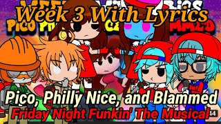 The Ethans + Fnf React To:Pico, Philly Nice, and Blammed With Lyrics By RecD (Gacha Club)