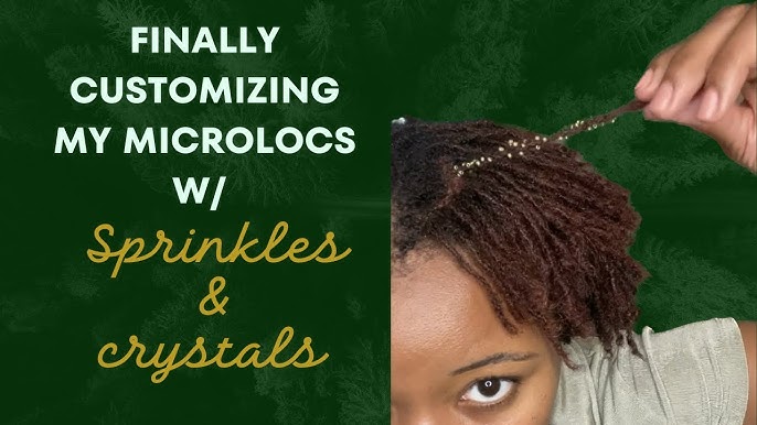 How To Add Loc Sprinkles To Your Locs