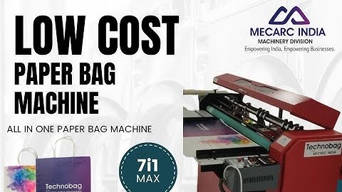 TOP BUSINESS IDEA IN  2023. Paper Bag Making Machine. Low Investment High Profit Business.