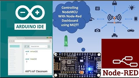 How to Configure MQTT Mosquitto broker & Node-Red Dashboard to Control NodeMCU ESP8266