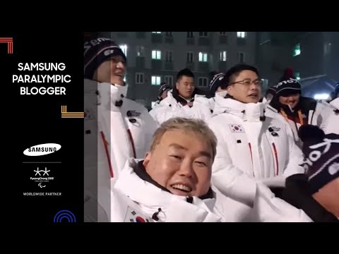 Yu Mankyun | Preparing for the opening ceremony | Samsung Paralympic Blogger | PyeongChang 2018