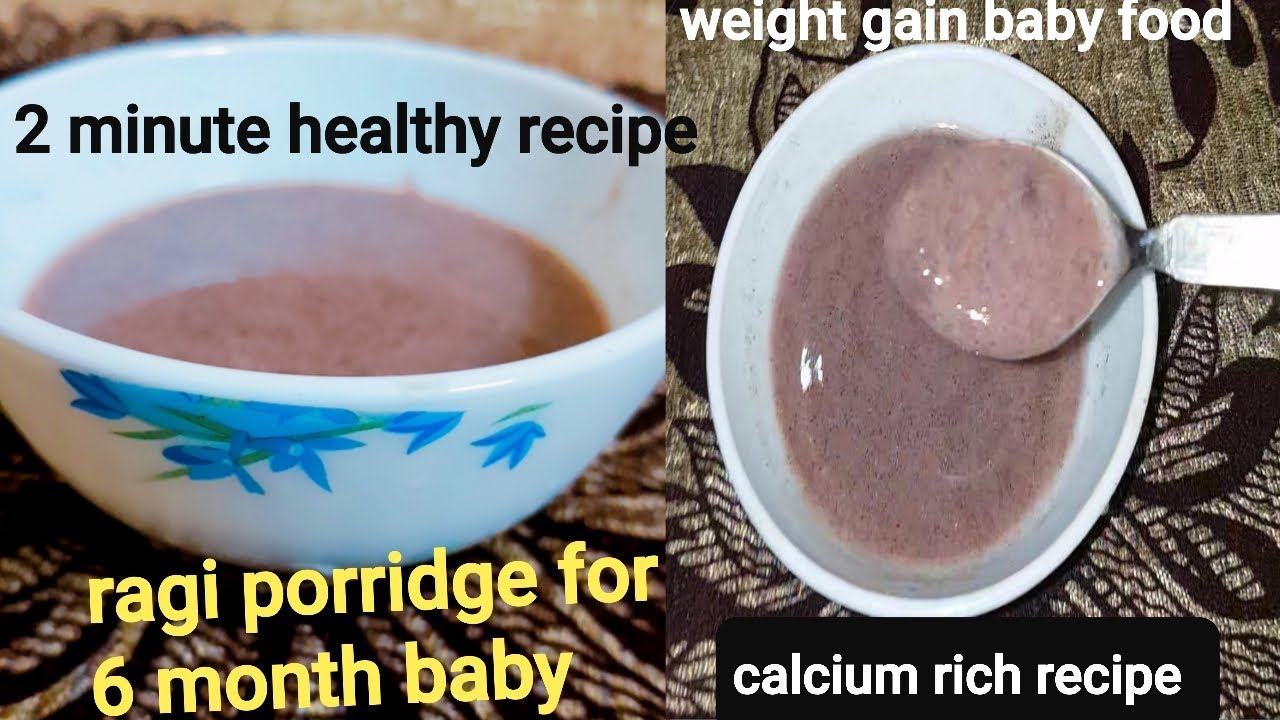Ragi Ka Daliya Finger Millet Recipe Ragi Malt Porridge For 6 Month Baby Healthy Baby Food Youtube