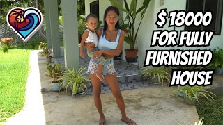 The cost of building a house in the Philippines | Fully furnished house for $18,000 | 4K