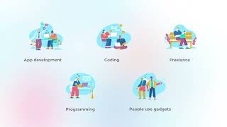 Programming Illustration - Elements | After Effect Template