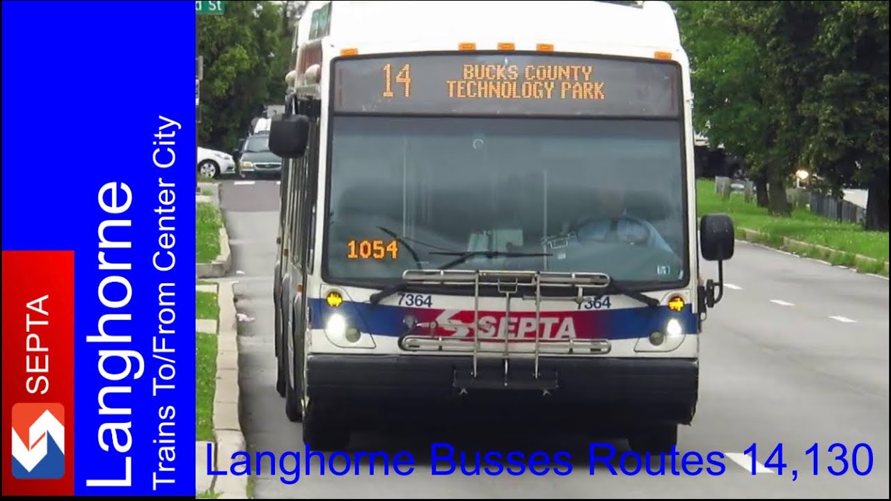 Busses At Langhorne in The rain-Transit action series