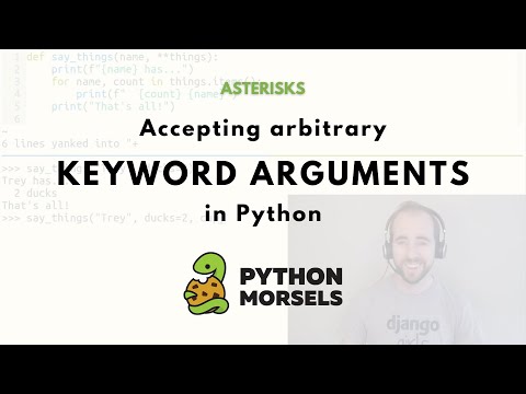 Image from Accepting arbitrary keyword arguments in Python