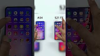 Samsung A54 vs Samsung S21 FE #samsung #samsunga545g #android #test #ishan #gaming