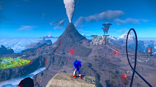 SONIC FRONTIERS | Chaos Island 100% Free Roam!