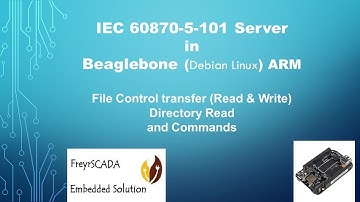 IEC 60870-5-101 Protocol RTU IED Server in Beaglebone Arm (Debian Linux)