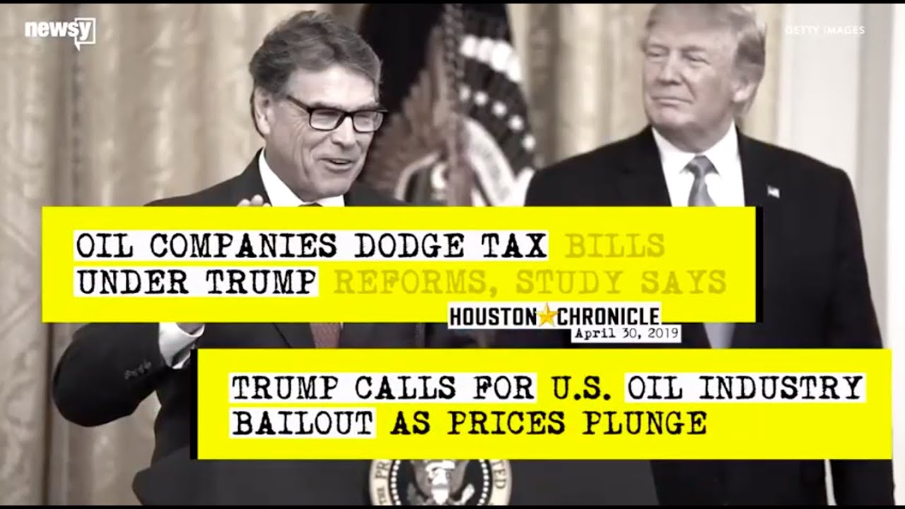 Trump offered oil companies tax breaks and handouts YouTube
