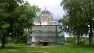 Собор святого Георгия. Старая Ладога. видео Церковь святого Георгия в Ладоге. Георгиевская церковь (Старая Ладога)