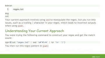 How to Programmatically Create a Regex with Sed for Use in gawk