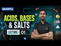 Class 10 Science Chapter 2 L : 1 Acids , Bases and Salts 🔥 | CBSE / RBSE by - vishant sir