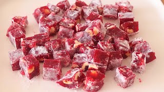 Turkish Delight with Pomegranate RecipeHow to Make Turkish Delight with PomegranateDessert Recipes
