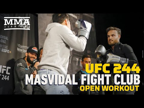 Fans Trade 'Body Blows' During Jorge Masvidal Workout Session - MMA Fighting