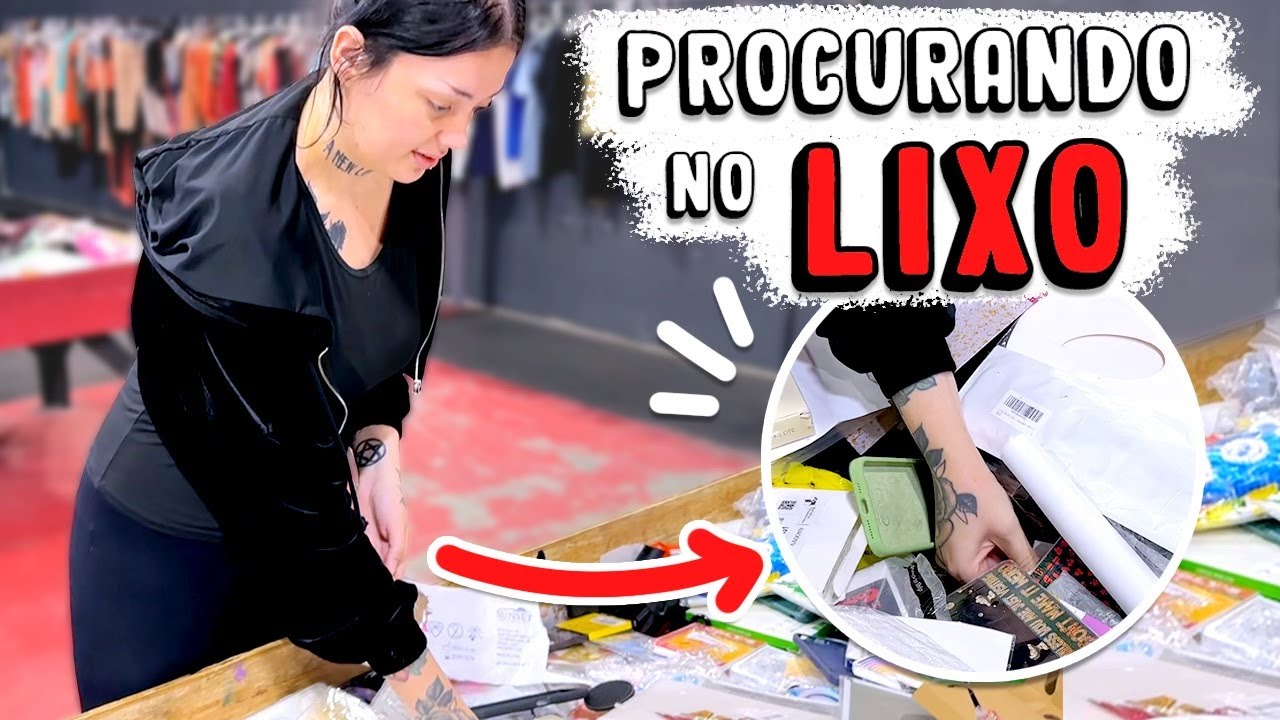 QUE VERGONHA -  PROCURANDO MAIS MATERIAIS DE DESENHO NO LIXO!