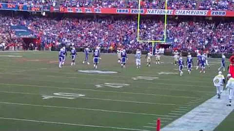 florida gators 2009 CHRIS RAINEY LONG RUN AGAINST FSU 11/28/09