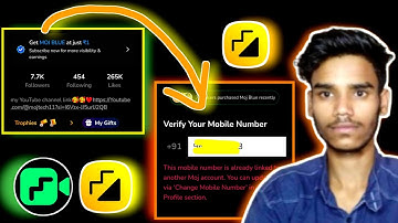 Moj पर   verify  mobile number Moj account upload change kaise करें 🤫