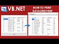 An easy way to Print a DataGridView with Print Preview using Visual Basic.Net [tagalog]