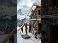 Renewing an Old House in Heavy Snowfall | Amazing Winter House Restoration