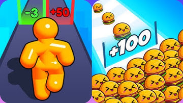 Tall Man Run 3D Vs Food Run 3D🟩👀🍀💙💙🍀👀🟩New Levels Big New Update Max Walkthrough Android iOS Gameplay