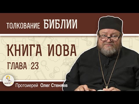 КНИГА ИОВА. Глава 23 "Пусть испытает меня, — выйду, как золото".  Протоиерей Олег Стеняев