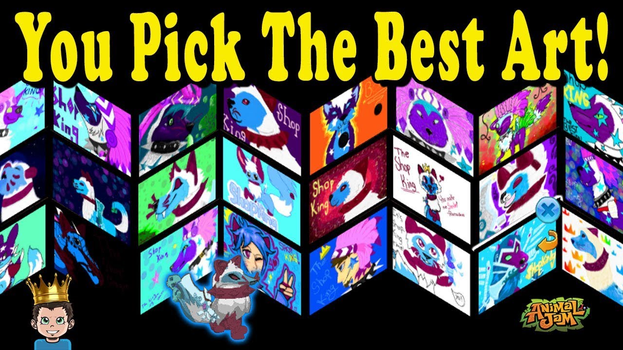 roblox download Masterpiece Time #11 - You Pick The Winner! Animal Jam Fan Art