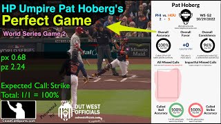 Umpire Pat Hoberg Called a Perfect Game in the Phillies-Astros World Series - But the TV Disagreed?