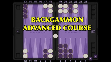 Backgammon Advanced Course - CURRICULUM AVAILABLE