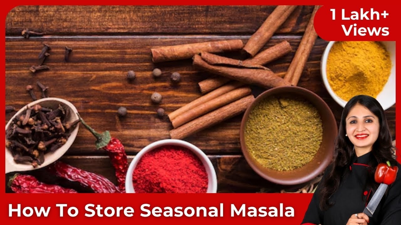 How to Store Seasonal Masala ? मसाले को साल भर कैसे स्टोर करें ? Coriander & Cumin Powder Recipe