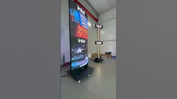 Rotary mechanical LED screen makes more possibilities! #leddisplay #ledwall #ledscreen #