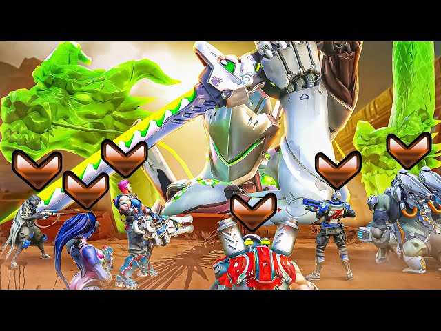 1 Classic GENJI vs 6 Players (ft. NECROS) - YouTube