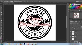 cara desain logo komunitas keren dengan photoshop