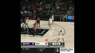 KELSEY PLUM drops 19 points in the Aces win over Mercury