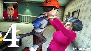 Scary Teacher 3D - Gameplay Walkthrough Part 4 - Casual Game To Play (iOS, Android)