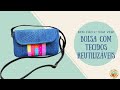 Bolsa com tecidos reutilizáveis/ Bolsa com Retalhos