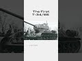 The First ever T-34/85 #tank #ww2 #1944