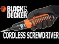Cordless Screwdriver Disassembly - Black & Decker A7073/AS6NG 
