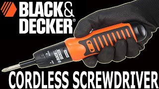 Black Decker A7073 IN 6V Alkaline Screwdriver Set