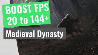 Medieval Dynasty - How to BOOST FPS and Increase Performance on any PC